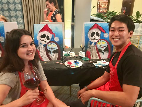 Paint And Sip Class: Christmas In July - Dalby Accommodation 0