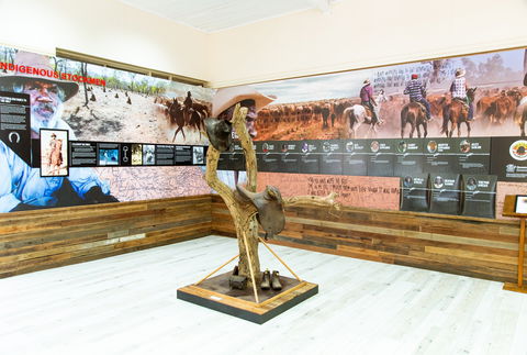 Indigenous Stock Workers Display - Dalby Accommodation 0