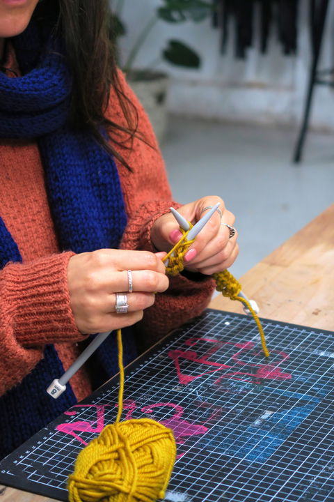 Knit & Sip! Make A Cosy Scarf - Dalby Accommodation 0