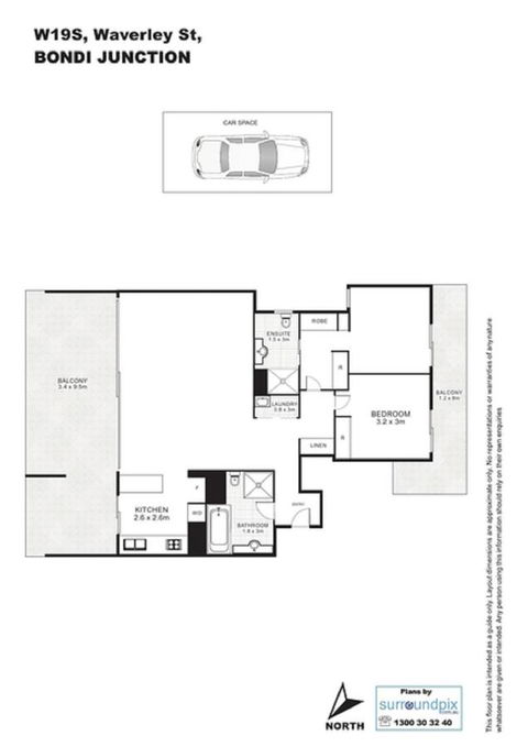 The Junction Palais - Modern And Spacious 2BR Bondi Junction Apartment Close To Everything - Dalby Accommodation 5