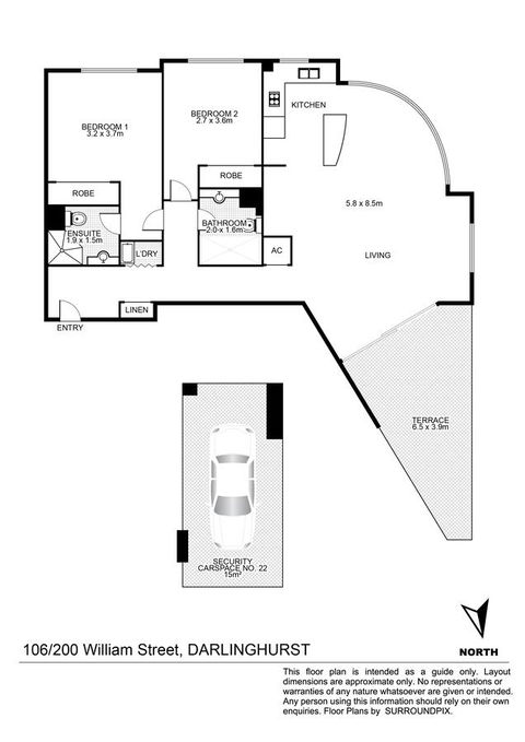 Lower Bridge And Sails - Executive 2BR Darlinghurst Apartment With Balcony And Rooftop Views - Dalby Accommodation 15