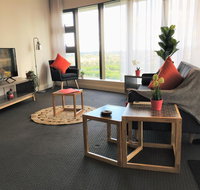 Stylish 2BR with Stunning Views - Sydney Olympic Park - Dalby Accommodation