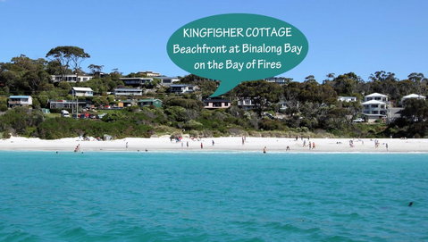 KINGFISHER COTTAGE Beachfront At The Binalong Bay - Dalby Accommodation 16