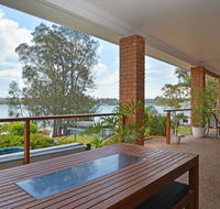 The House on the Lake  Fishing Point Lake Macquarie - honestly put the line in and catch fish - Dalby Accommodation