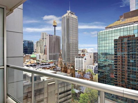 Accommodation Sydney - Kent Street Sydney CBD Top Floor 2 Bedroom Apartment With Balcony - Dalby Accommodation 3
