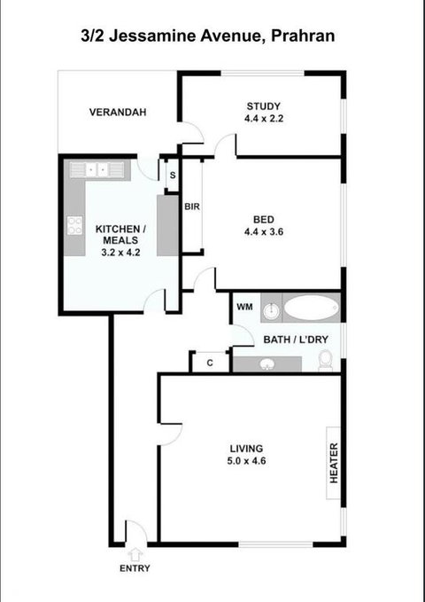 1 Bedroom Art Deco Apt With Study - Dalby Accommodation 3