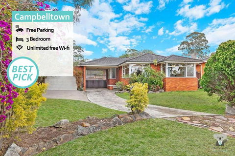 CAMPBELLTOWN HOLIDAY HOME 3 BED + FREE PARKING NCA039 - Dalby Accommodation 0