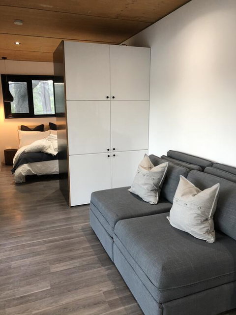 Absolute Riverfront Shipping Container Cabin - Dalby Accommodation 3