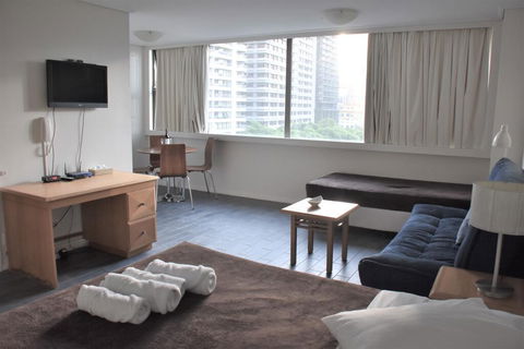 Accommodation Sydney City Centre - Hyde Park Plaza Park View College Street Studio Apartment - Dalby Accommodation 0