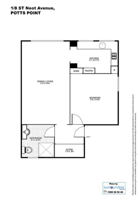 Art Deco In The Cul-de-Sac - Spacious Executive 1BR Potts Point Apartment In Quiet Cul-de-Sac - Dalby Accommodation 3