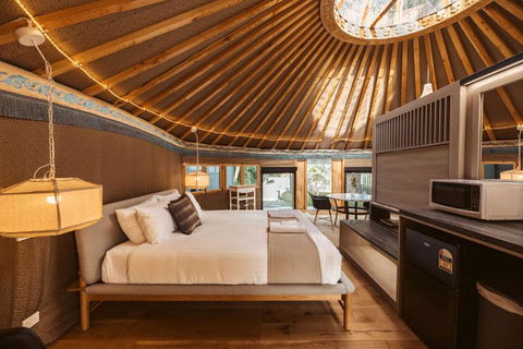 Mongolian Crafted Yurt With Private Spa And Spectacular Views - Dalby Accommodation 2
