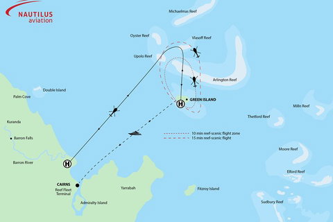 Fly To Green Island - Cruise Return - Dalby Accommodation 0